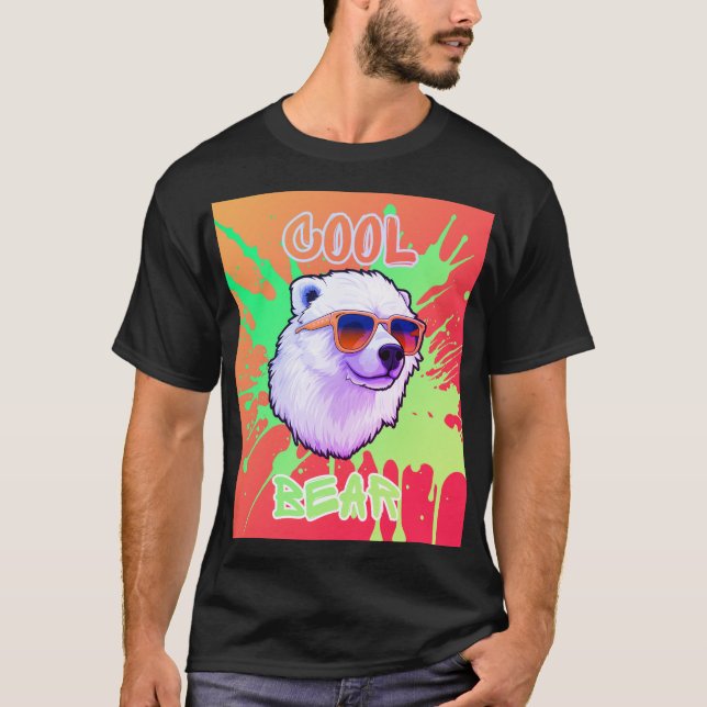 Cool Polar Bear Vibes T-Shirt (Front)