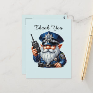 Cool Police thank you Postcard