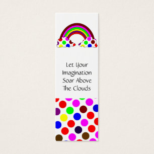 Cool Polka Dot Rainbow Bookmark