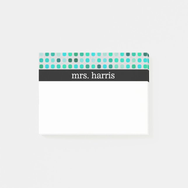 Cool Polkas Post-it Notes (Front)