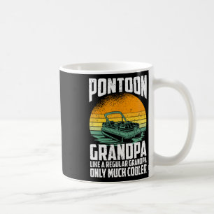 Cool Pontoon Grandpa - Funny Pontoon Captain Coffee Mug