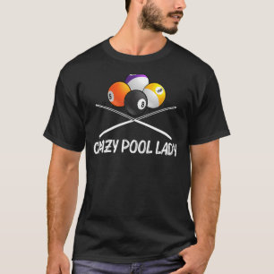 Cool Pool Billiards For Women Mum 8 Ball Pool Play T-Shirt
