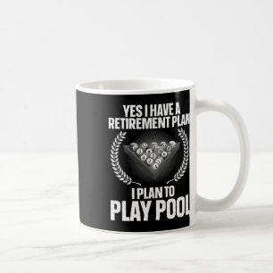Cool Pool Design For Men Women Billiards Lover Poo Coffee Mug