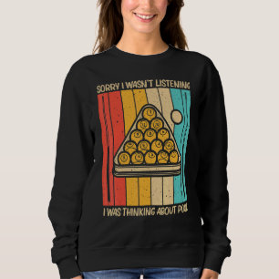 Cool Pool For Men Women Snooker Billiards 8 Ball P Sweatshirt