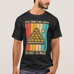 Cool Pool For Men Women Snooker Billiards 8 Ball P T-Shirt