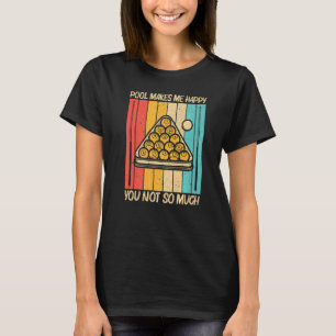 Cool Pool For Men Women Snooker Billiards 8 Ball P T-Shirt