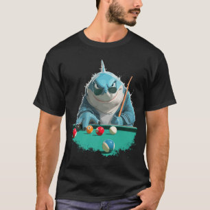 Cool Pool Shark For Billiards Players And Shark T-Shirt