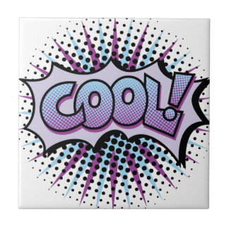Cool Pop Art Tile