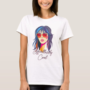 Cool Pop Art Woman T-Shirt