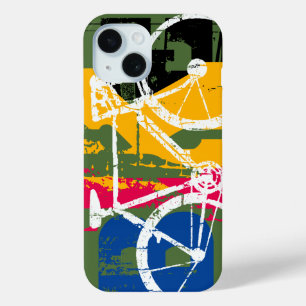 Cool pop urban bike - biking iPhone 15 case
