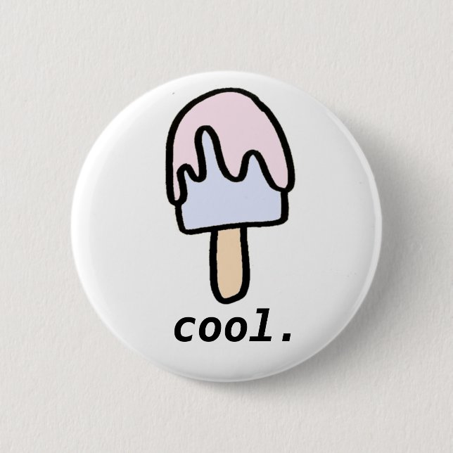 cool. Popsicle Button (Front)