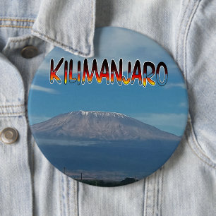 Cool Popular Walkable Climbable Mount Kilimanjaro  6 Cm Round Badge