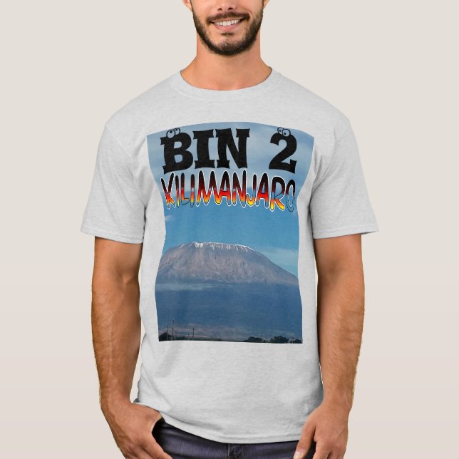 Cool Popular Walkable Climbable Mount Kilimanjaro  T-Shirt (Front)