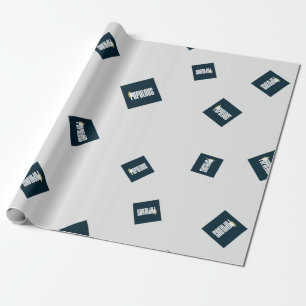Cool Populous Cryptocurrency Coin Sign Pattern Wrapping Paper