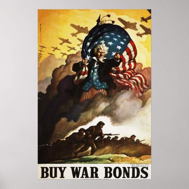 Cool Poster with WWII Motive (Front)