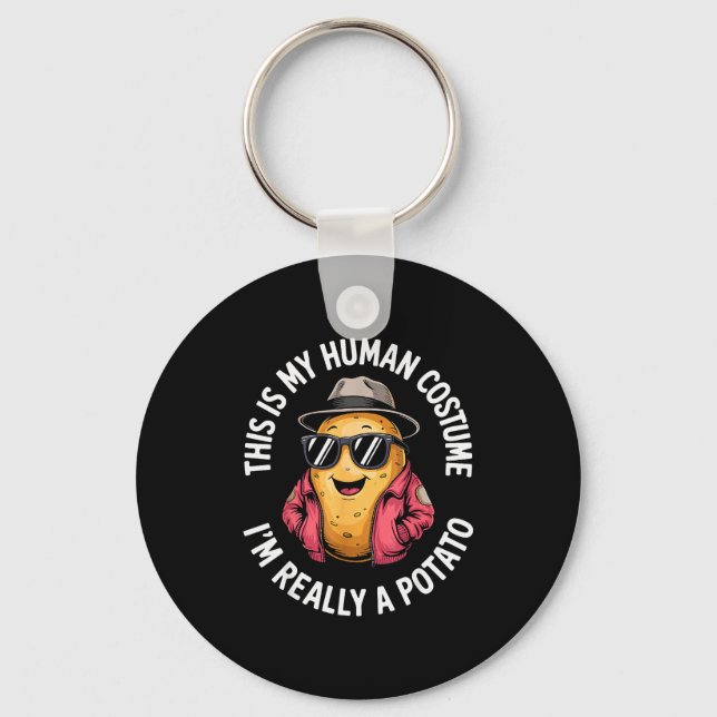 Cool Potato Novelty For Men Women Potato Gag Potat Key Ring (Front)