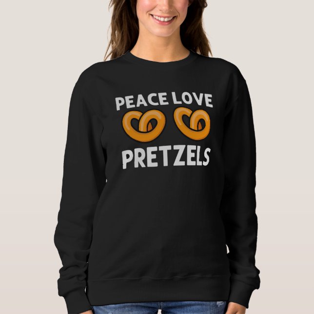 Cool Pretzel Art For Men Women Baked Knot Bread Pa Sweatshirt (Front)