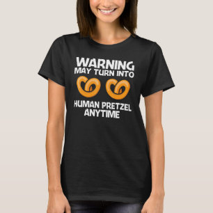 Cool Pretzel For Men Women Baked Knot Bread Pastry T-Shirt