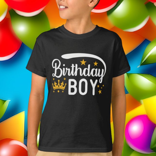 cool Prince Birthday boy word art  T-Shirt (Creator Uploaded)