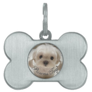 Cool Princess Tag Dog Framed Pet Tag