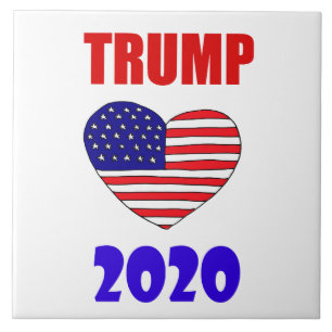 Cool Pro Donald Trump 2020 for President Ceramic Tile