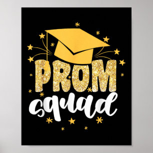 Cool Prom Squad 2025 Prom Graduation Party Matchin Poster