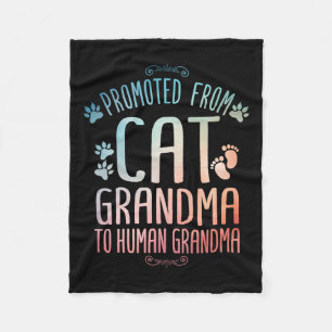 Cool Promoted To Grandma For Mum New Grandmother C Fleece Blanket