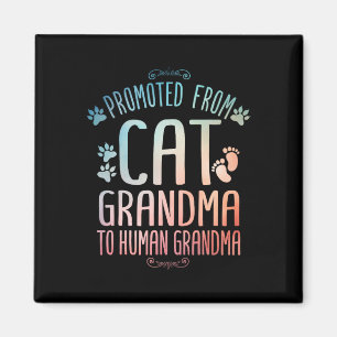 Cool Promoted To Grandma For Mum New Grandmother C Magnet