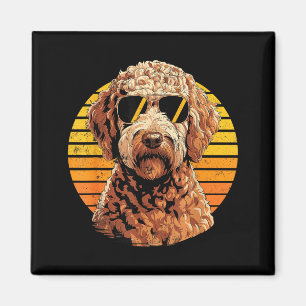 Cool proud doodle men women vintage dog lovers magnet