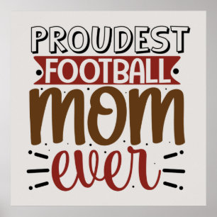 Cool Proud football sports Poster