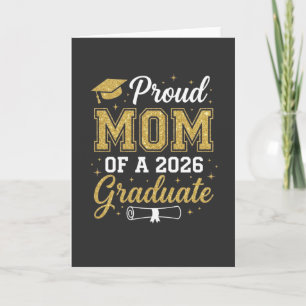 Cool Proud Mum Class of 2026, Graduation Gift for Card