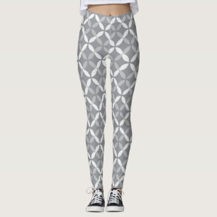 Cool Psychedelic Grey Leggings