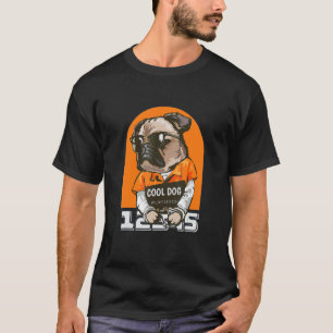 Cool pug dog funny T-Shirt