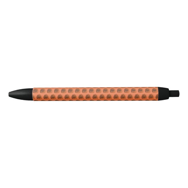 Cool Pumpkin Black Ink Pen (Front)