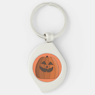 Cool Pumpkin Key Ring
