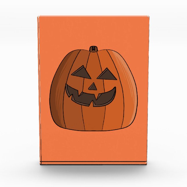 Cool Pumpkin Photo Block (Front)