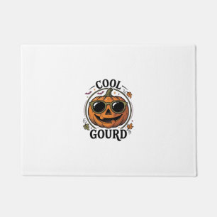 Cool Pumpkin Shirt Vintage Engraved Halloween Sung Doormat
