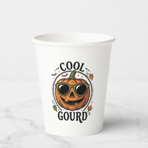 Cool Pumpkin Shirt Vintage Engraved Halloween Sung Paper Cups