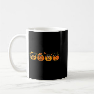 Cool Pumpkin Spooky Black Cat Mum Halloween Coffee Mug