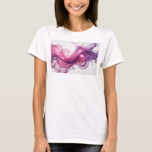 Cool Purple ABSTRACT ART Wearable Art T-Shirt