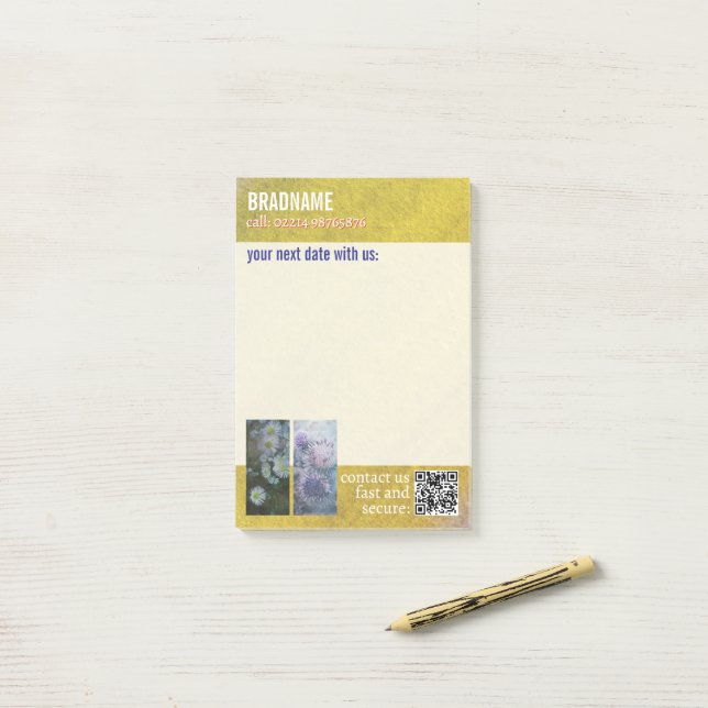 cool purple adhesive label reminder post-it notes (On Desk)