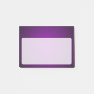 Cool Purple-Black Grainy Vignette Post-it Notes