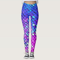 Cool Purple Colourful Mermaid Tail Scales Pattern