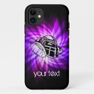 Cool Purple Football iPhone 11 Case