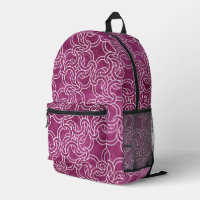Cool Purple Pink Celtic Knot Modern Monogrammed