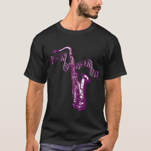 Cool Purple Saxophone T-Shirt
