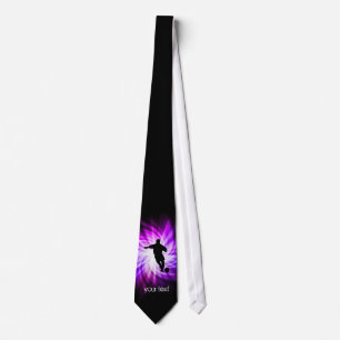 Cool Purple Soccer Tie