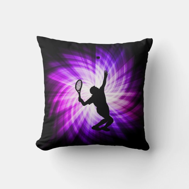 Cool Purple Tennis Cushion (Front)