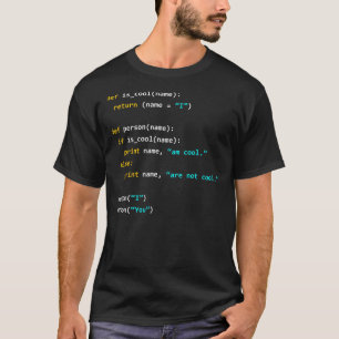 Cool Python Developer Classic T-Shirt