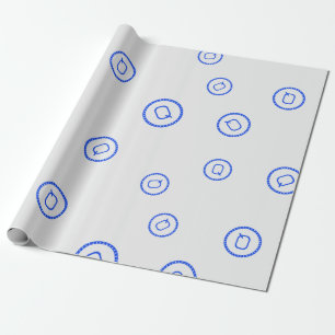 Cool Qash Cryptocurrency Coin Sign Pattern Wrapping Paper